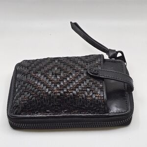 Elliott Lucca Black Woven Wallet